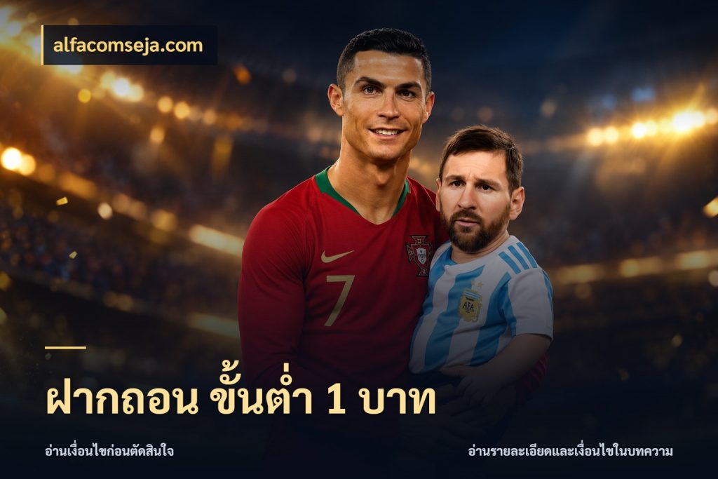 ฝากถอน ขั้นต่ำ 1 บาท ยอดเริ่มต้นน่าจับตากับสิทธิ์ที่เกี่ยวข้อง ในมุม alfacomseja.com