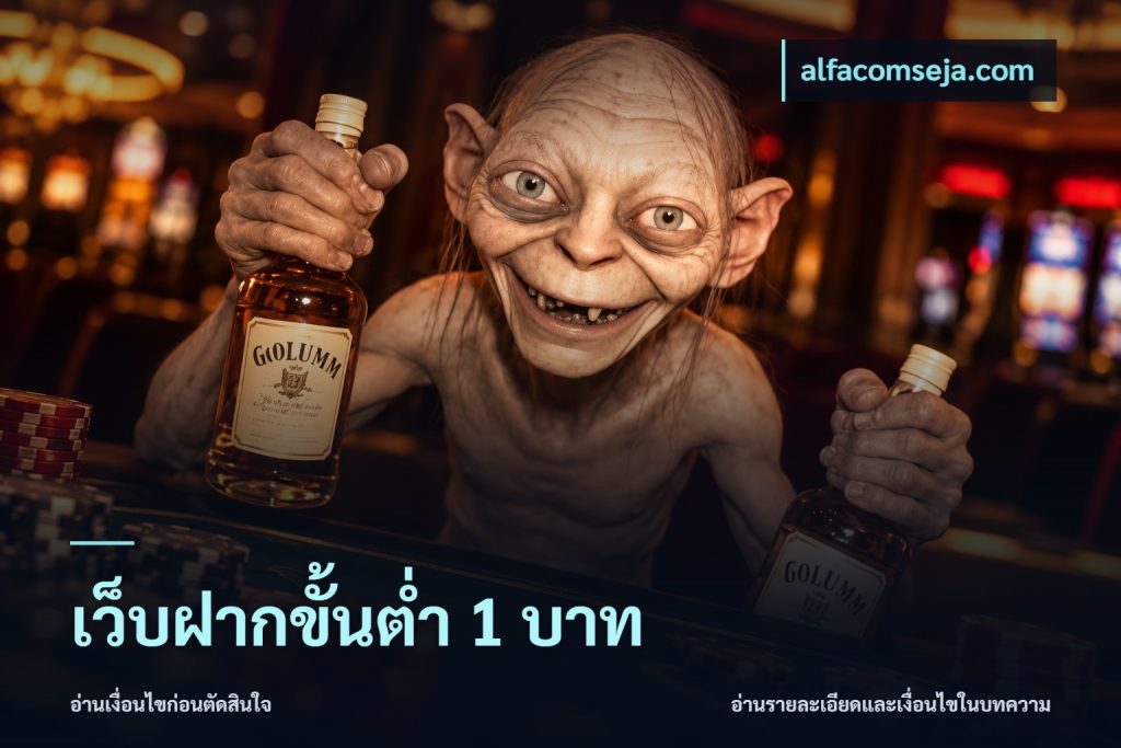 เว็บฝากขั้นต่ำ 1 บาท