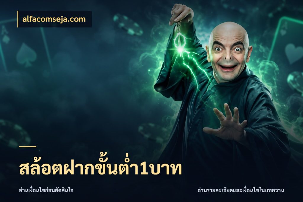 สล้อตฝากขั้นต่ำ1บาท จัดจังหวะสนุกให้เข้ากับงบที่ตั้งไว้ ในมุม alfacomseja.com