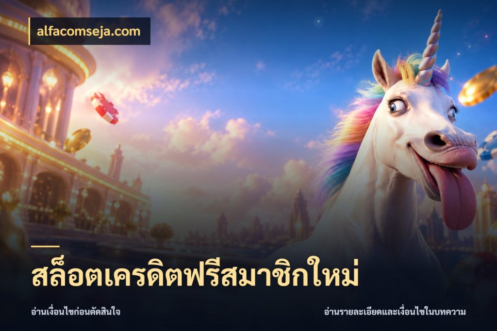 สล็อตเครดิตฟรีสมาชิกใหม่ สิทธิ์ที่สายโบนัสสนใจกับวิธีรับ กับ alfacomseja.com