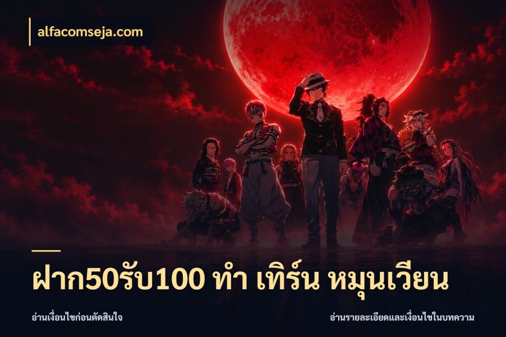 ฝาก50รับ100 ทํา เทิร์น หมุนเวียน alfacomseja.com รูปแบบโบนัสกับสิทธิ์ของสายเกม
